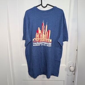 The Late Show in Chicago Blue Graphic T-Shirt in XL